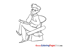 Aim download Business Coloring Pages