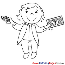 Business coloring pages