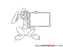 Bunny Coloring Pages Business