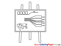 Diagram Business Coloring Pages free