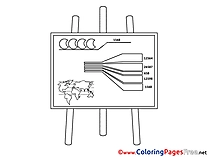Diagram Business Coloring Pages free