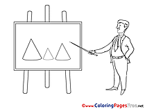 Diagram Coloring Sheets Business free