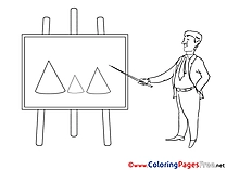 Diagram Coloring Sheets Business free