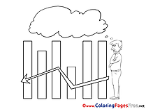 Diagram free Colouring Page Business