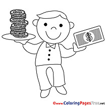 Economist Kids Business Coloring Pages