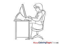 Economy Kids Business Coloring Pages