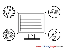 Exchange Business Coloring Pages download