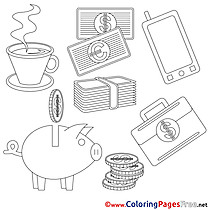 Free Business Coloring Sheets