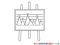 Graph free Business Coloring Sheets