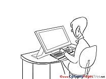 Job Business Coloring Pages free
