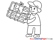 Loader printable Business Coloring Sheets