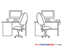 Office Business Coloring Pages download