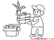 Porter Coloring Sheets Business free