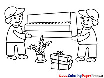 Porter Kids Business Coloring Pages