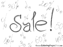 Sellout download Business Coloring Pages