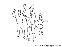 Carnival Coloring Pages for free