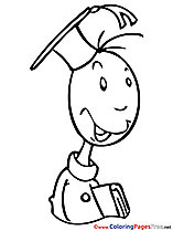 Children Coloring Pages free Man