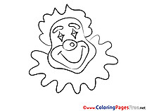 Coloring Pages Clown for free