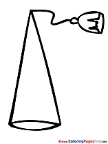 Colouring Sheet download Carnival free