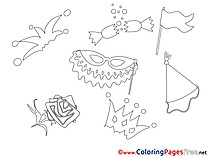 Feast download Colouring Sheet free