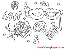 Feast Kids download Coloring Pages