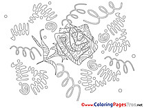 Festival for Children free Coloring Pages