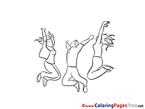 Party Children Coloring Pages free