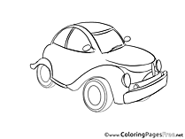 Car Kids download Coloring Pages