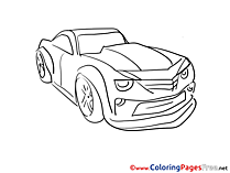 Children Coloring Pages Car free