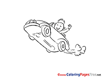 Race Coloring Sheets download free