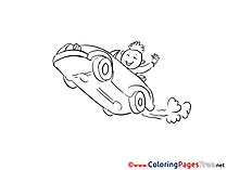 Race Coloring Sheets download free