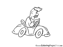 Race free printable Coloring Sheets