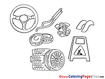 Repair printable Coloring Sheets download