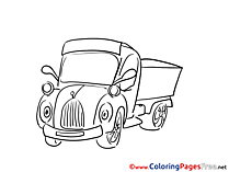 Truck download printable Coloring Pages