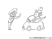 Violation Children download Colouring Page