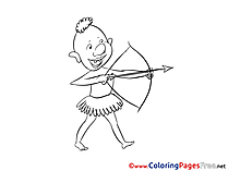 Archer download printable Coloring Pages