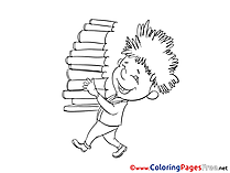 Books Kids download Coloring Pages