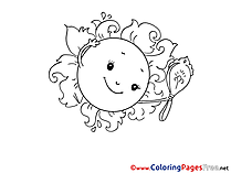 Mirror Colouring Sheet download free