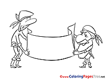 Pirates download printable Coloring Pages