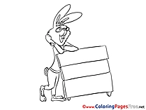 Rabbit Coloring Pages for free