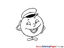 Tomato Colouring Sheet download free