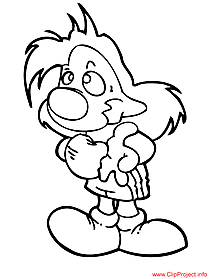 Toy coloring page