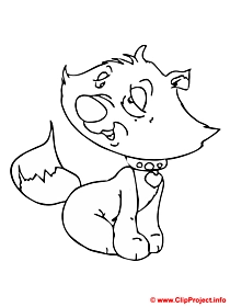 Cats colouring picture PNG