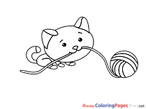 Clew Cat Coloring Pages for free