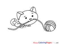 Clew Cat Coloring Pages for free