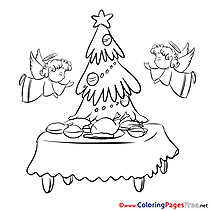 Feast download Christmas Coloring Pages