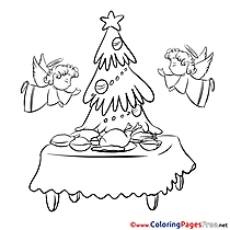 Feast download Christmas Coloring Pages