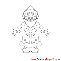 Happiness Christmas Colouring Sheet free