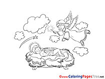 Christmas coloring sheets