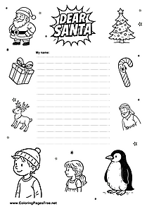 Christmas Letter Printable Template